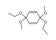 3,6-diethoxy-3,6-dimethoxycyclohexa-1,4-diene结构式