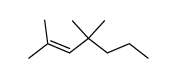 2,4,4-trimethyl-hept-2-ene结构式