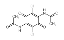 Acetamide,N,N'-(2,5-dichloro-3,6-dioxo-1,4-cyclohexadiene-1,4-diyl)bis- picture