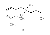 Benzenemethanaminium,N-(3-hydroxypropyl)-N,N,2,3-tetramethyl-, bromide (9CI) structure