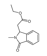 ethyl 2-(2-methyl-3-oxo-1H-isoindol-1-yl)acetate Structure