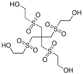 Tetrakis(2-hydroxyethylsulfonylmethyl)methane结构式