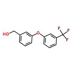 {3-[3-(Trifluoromethyl)phenoxy]phenyl}methanol Structure