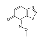 6,7-Benzothiazoledione,7-(O-methyloxime),(Z)-(9CI) Structure