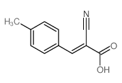 2-cyano-3-(4-methylphenyl)prop-2-enoic acid picture