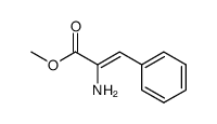 (Z)-methyl 2-amino-3-phenylacrylate Structure