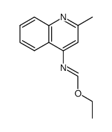 2-methyl-4-[(ethoxymethylene)amino]quinoline结构式