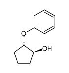 trans-2-Phenoxycyclopentan-1-ol Structure