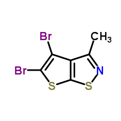 4,5-Dibromo-3-methylthieno[3,2-d][1,2]thiazole Structure