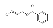 (E)-2-(chloroimino)ethyl benzoate Structure