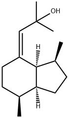 2-Methyl-1-[(3S,3aβ,4Z,7aβ)-octahydro-3α,7α-dimethyl-4H-inden-4-ylidene]-2-propanol structure