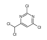 2,4-dichloro-6-(dichloromethyl)pyrimidine Structure