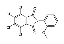 4,5,6,7-tetrachloro-2-(2-methoxyphenyl)isoindole-1,3-dione Structure