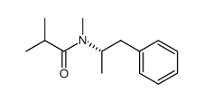 (S)-(+)-N-Isobutyryl-N-methylamphetamine Structure