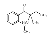 2,2-DIMETHYL-2'-THIOMETHYLBUTYROPHENONE结构式