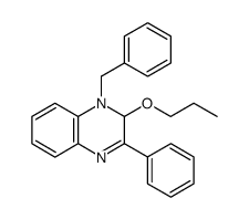 Quinoxaline, 1,2-dihydro-3-phenyl-1-(phenylmethyl)-2-propoxy结构式