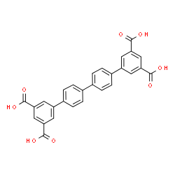 1,1':4',1'':4'',1'''-四苯基]-3,3''',5,5'''-四羧酸结构式