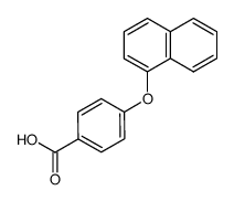 4-(1-naphthyloxy)benzoic acid Structure