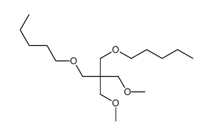 1-methoxy-2-(methoxymethyl)-3-pentoxy-2-(pentoxymethyl)propane Structure