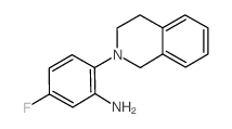 2-[3,4-Dihydro-2(1H)-isoquinolinyl]-5-fluoroaniline结构式