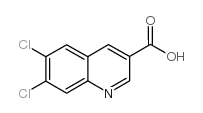 6,7-Dichloroquinoline-3-carboxylic acid structure