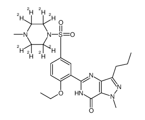 西地那非-d8结构式