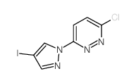 3-氯-6-(4-碘-1H-吡唑-1-基)吡嗪结构式