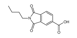 2-BUTYL-1,3-DIOXO-2,3-DIHYDRO-1H-ISOINDOLE-5-CARBOXYLIC ACID structure