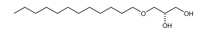 (S)-dodecylglycerol Structure