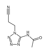 N-[1-(2-cyano-ethyl)-1H-tetrazol-5-yl]-acetamide结构式