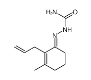 2-allyl-3-methyl-cyclohex-2-enone semicarbazone结构式