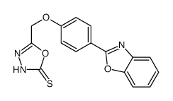 5-[[4-(1,3-benzoxazol-2-yl)phenoxy]methyl]-3H-1,3,4-oxadiazole-2-thione Structure