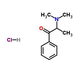 (±)-N-Methylephedrone hydrochloride structure