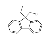 9-chloromethyl-9-ethylfluorene结构式