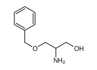 2-amino-3-phenylmethoxypropan-1-ol结构式