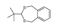 3-tert-butyl-1,5-dihydro-2,4-benzodithiepine结构式