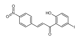 (E)-1-(2-hydroxy-5-iodophenyl)-3-(4-nitrophenyl)prop-2-en-1-one结构式