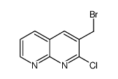 3-(bromomethyl)-2-chloro-1,8-naphthyridine Structure