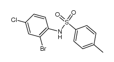 N-(2-bromo-4-chlorophenyl)-4-methylbenzenesulfonamide Structure