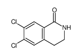 6,7-dichloro-1,2,3,4-tetrahydro-1-oxoisoquinoline Structure