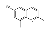 6-Bromo-2,8-dimethylquinoline structure