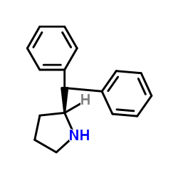 (2S)-2-(Diphenylmethyl)pyrrolidine Structure