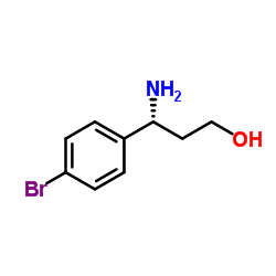 3-Amino-3-(4-bromophenyl)-1-propanol Structure