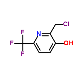 2-Chloromethyl-3-hydroxy-6-(trifluoromethyl)pyridine Structure