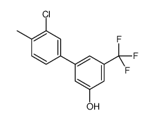 3-(3-chloro-4-methylphenyl)-5-(trifluoromethyl)phenol Structure