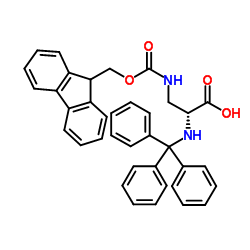 TRT-D-DAP(FMOC)-OH structure