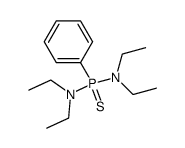 phenylthiophosphonous acid bis(N,N-diethylamide) Structure