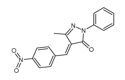 E-1-phenyl-3-methyl-4-[(4-nitrophenyl)methylene]-5-pyrazolone图片