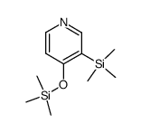 Pyridine, 3-(trimethylsilyl)-4-[(trimethylsilyl)oxy]- (9CI) Structure