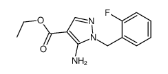 ethyl 5-amino-1-[(2-fluorophenyl)methyl]pyrazole-4-carboxylate picture